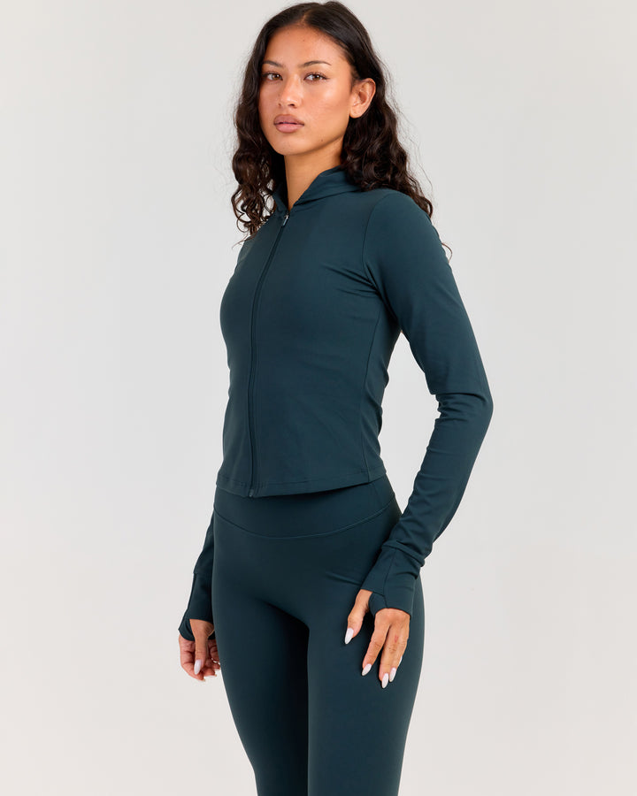 Soléa Hooded Jacket - Dark Teal