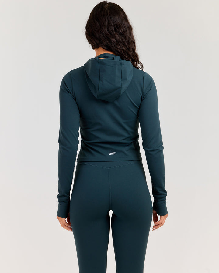 Soléa Hooded Jacket - Dark Teal