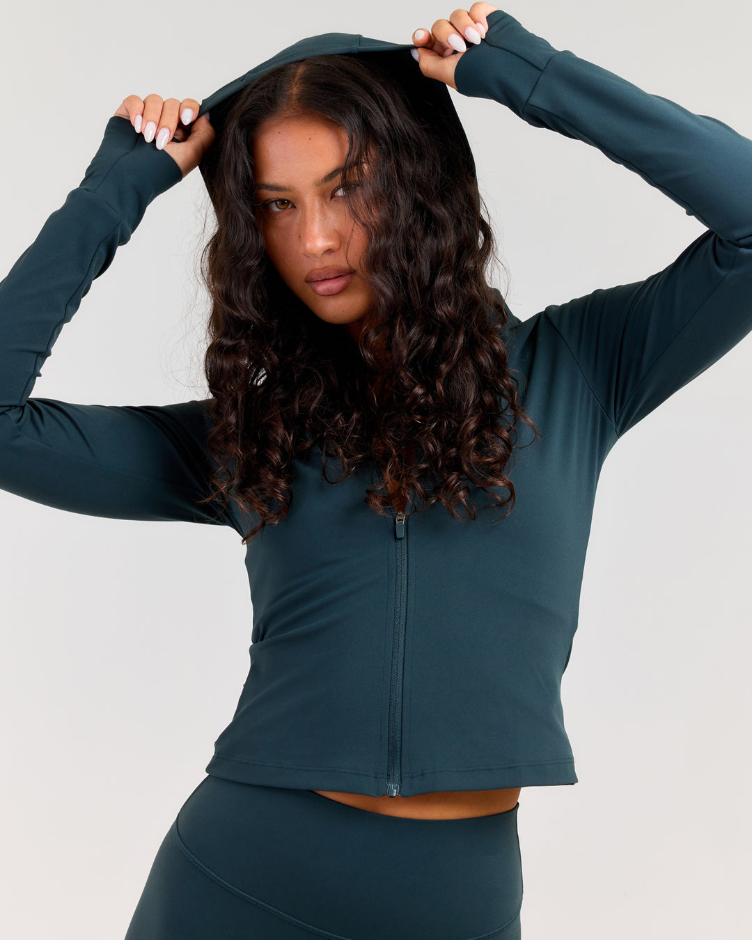Soléa Hooded Jacket - Dark Teal