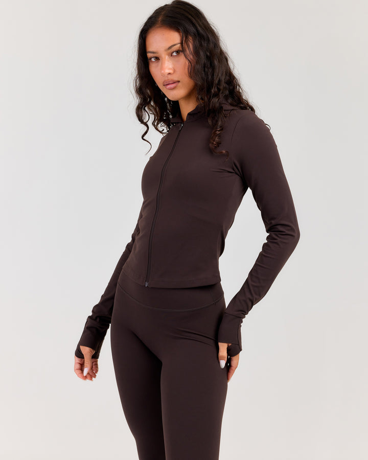 Soléa Hooded Jacket - Coffee Bean