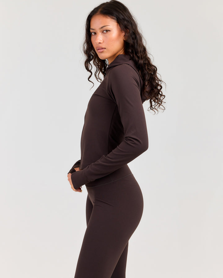 Soléa Hooded Jacket - Coffee Bean
