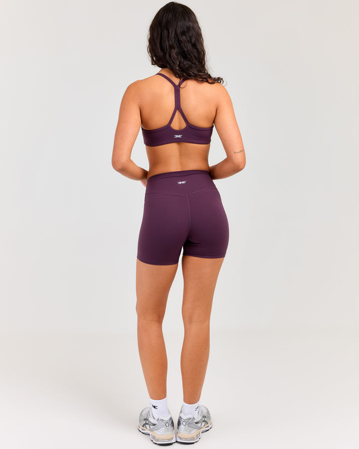 Soléa Mini Shorts - Acai Berry