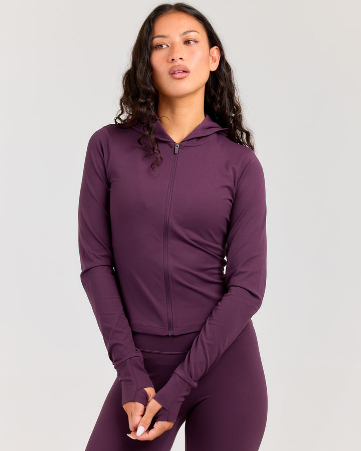 Soléa Hooded Jacket - Acai Berry