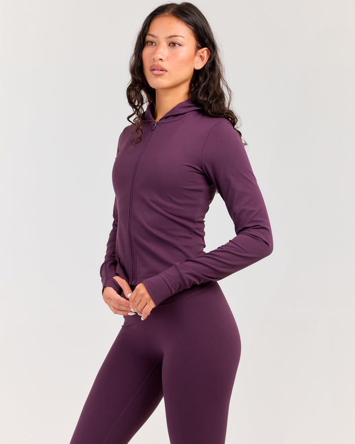 Soléa Hooded Jacket - Acai Berry