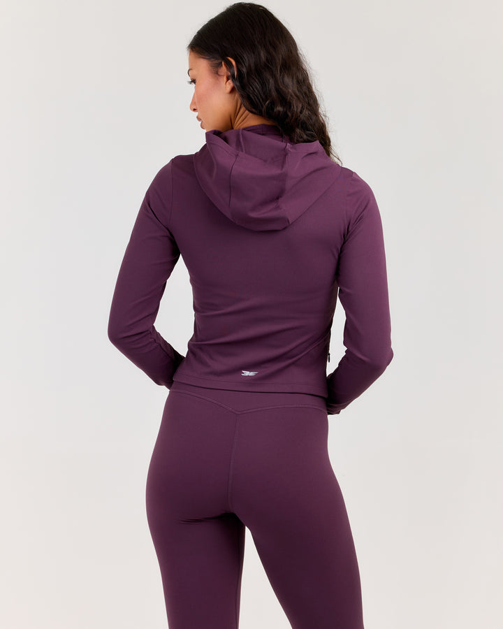 Soléa Hooded Jacket - Acai Berry