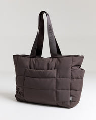 Puffer Tote - Coffee Bean