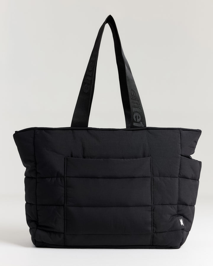 Puffer Tote - Black