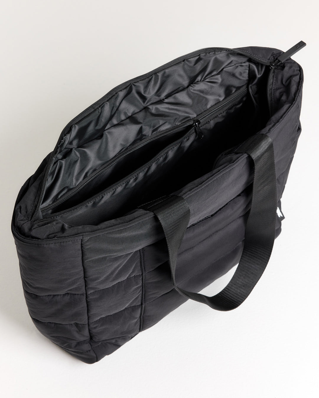 Puffer Tote - Black