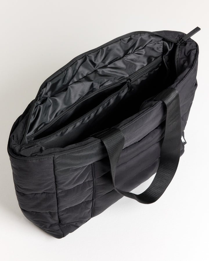 Puffer Tote - Black