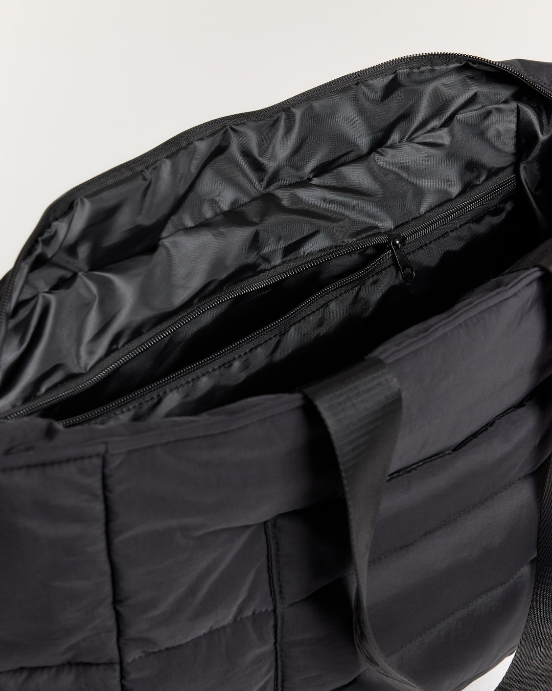 Puffer Tote - Black