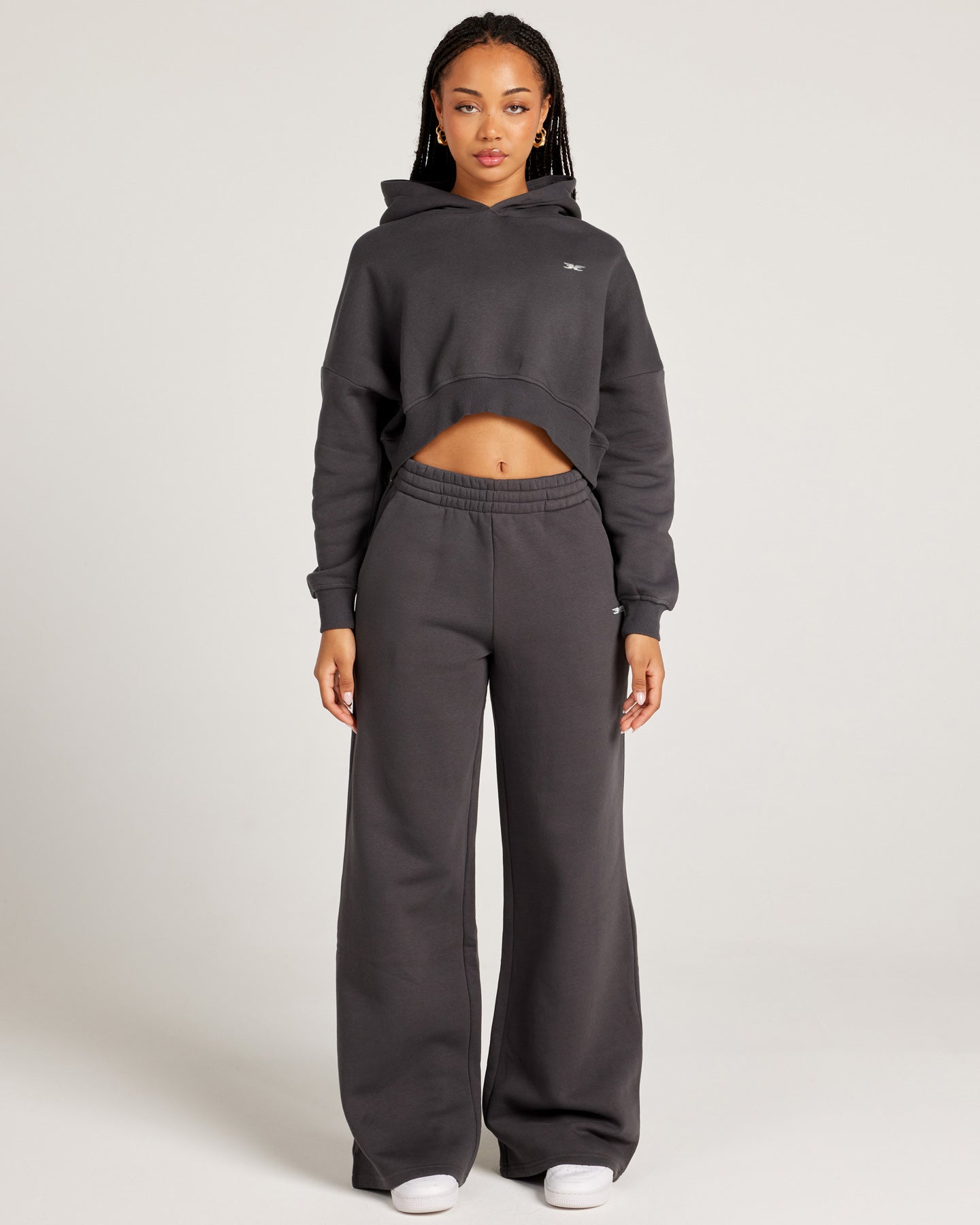 Omni Wide Leg Trackpants - Charcoal – Elite Eleven
