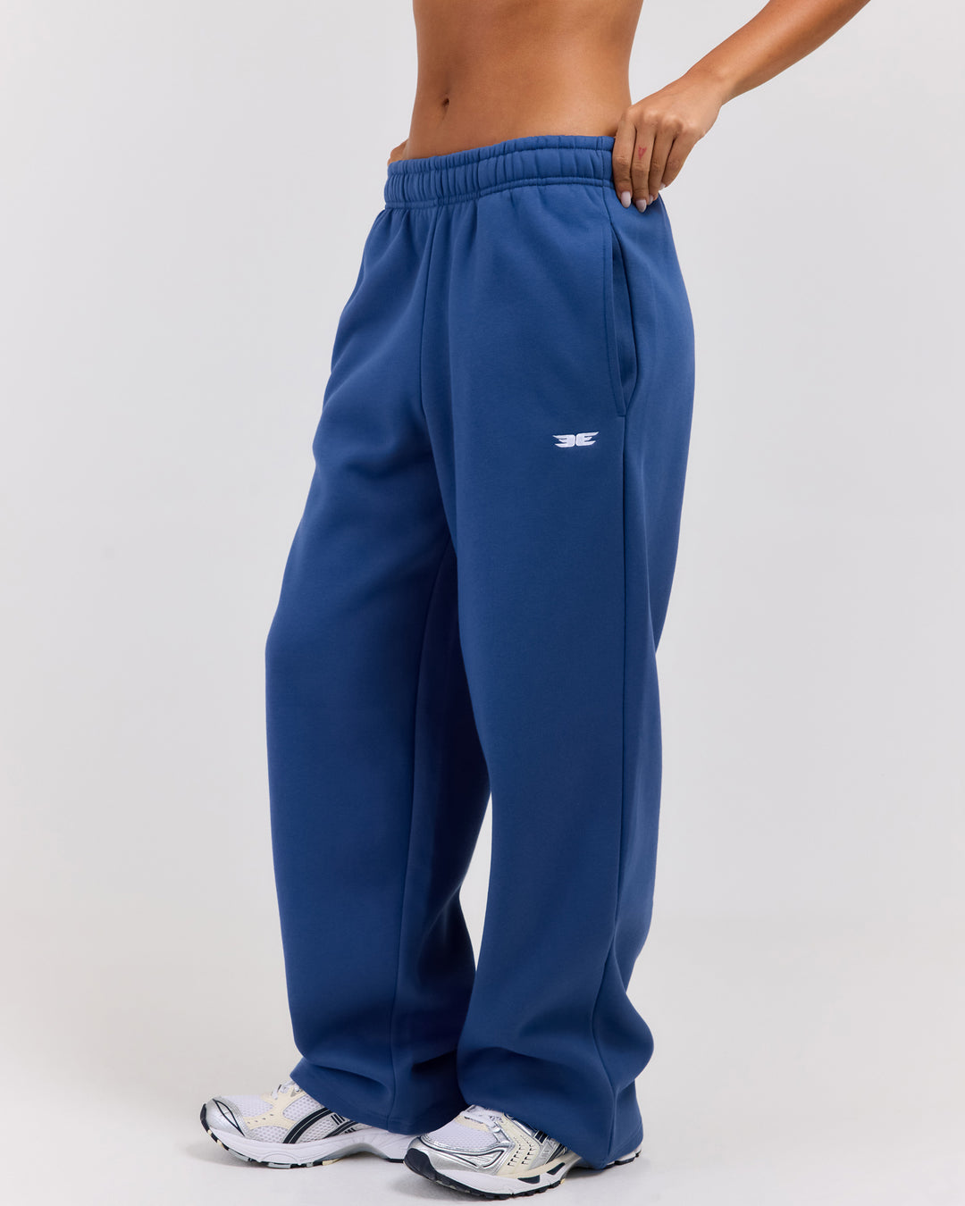 Classic Straight Leg Pants - Blue