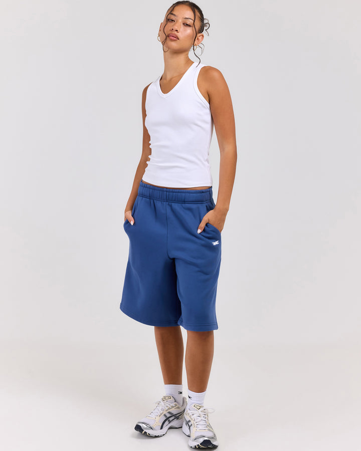 Classic Oversized Shorts - Blue
