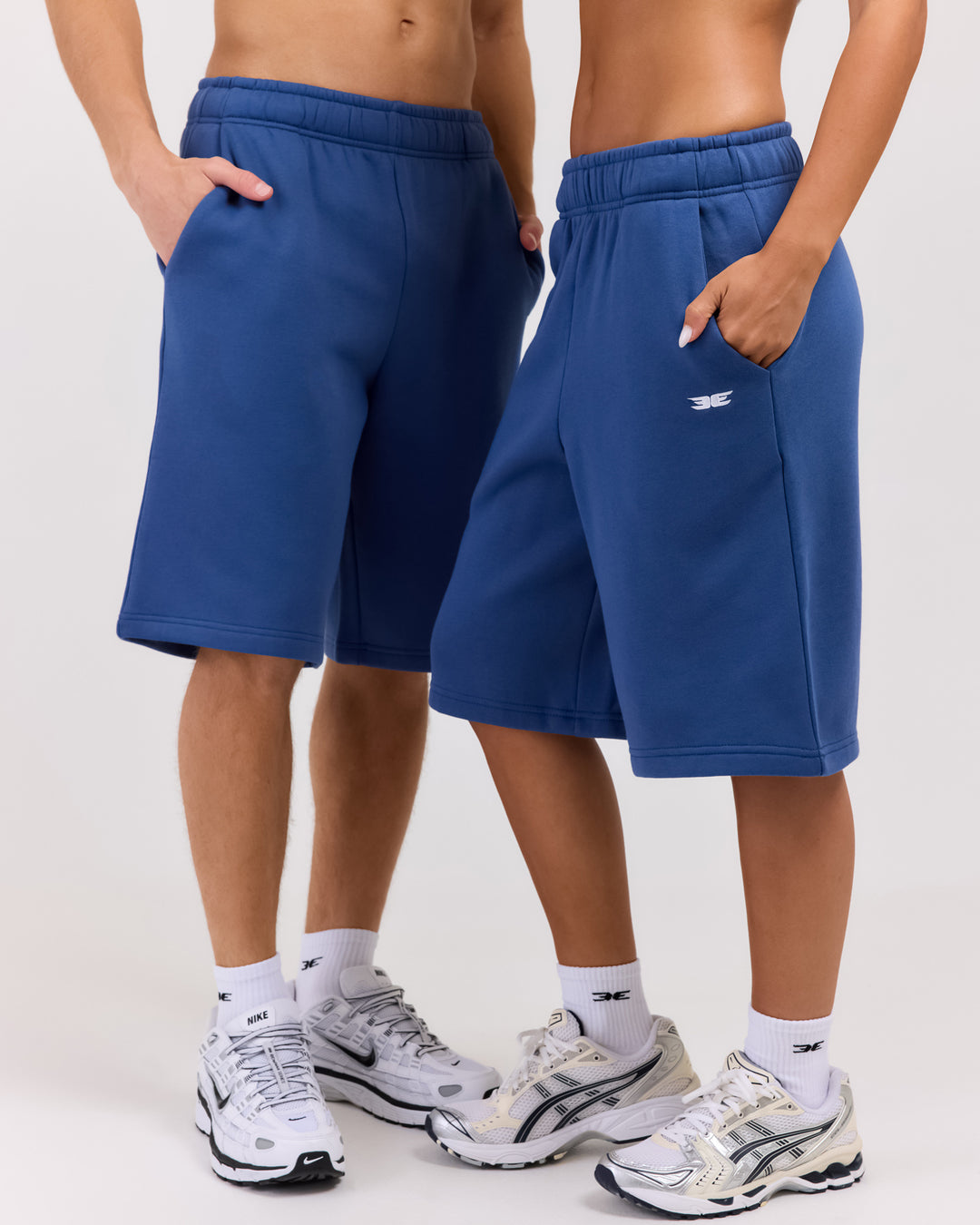 Classic Oversized Shorts - Blue