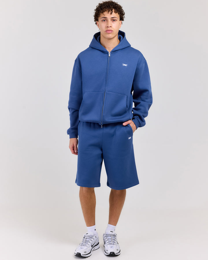 Classic Oversized Shorts - Blue