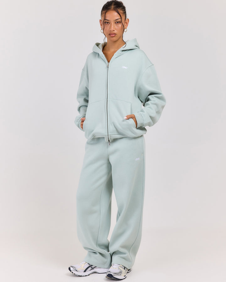 Classic Straight Leg Pants - Dusty Sage
