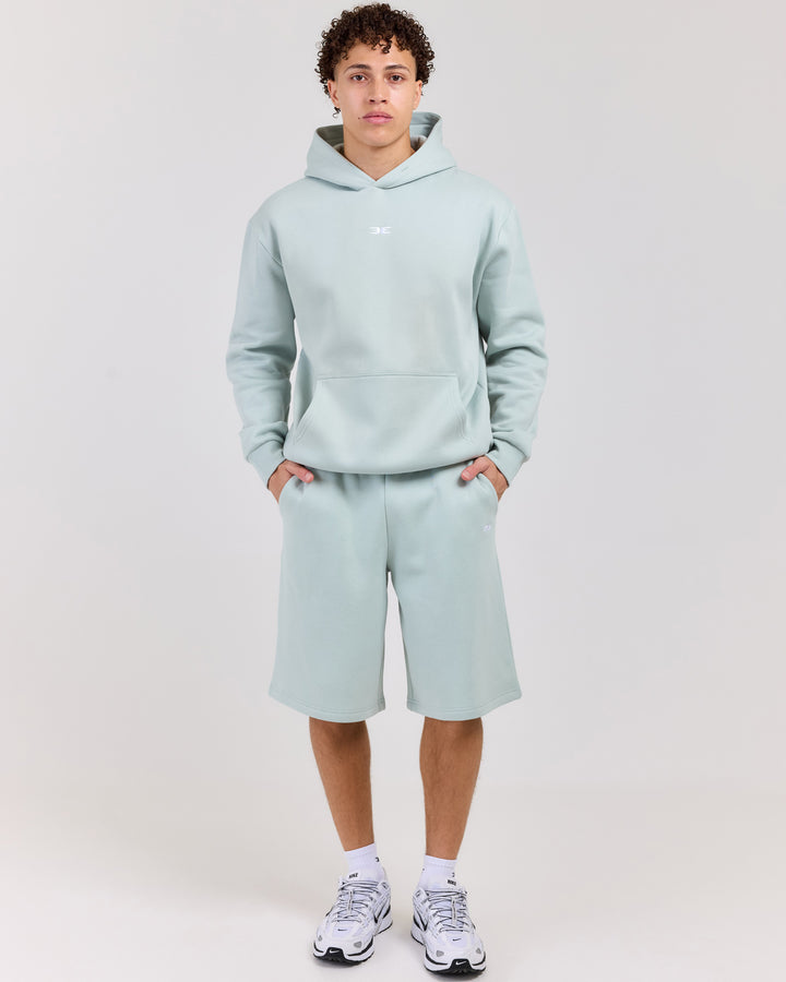 Classic Oversized Shorts - Dusty Sage