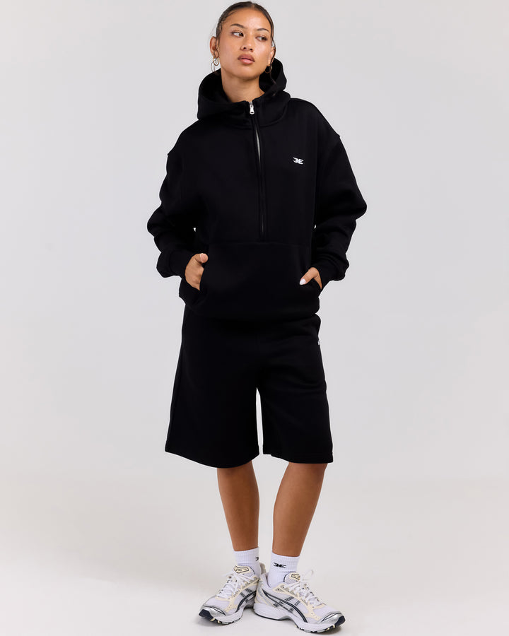 Classic Oversized Shorts - Black