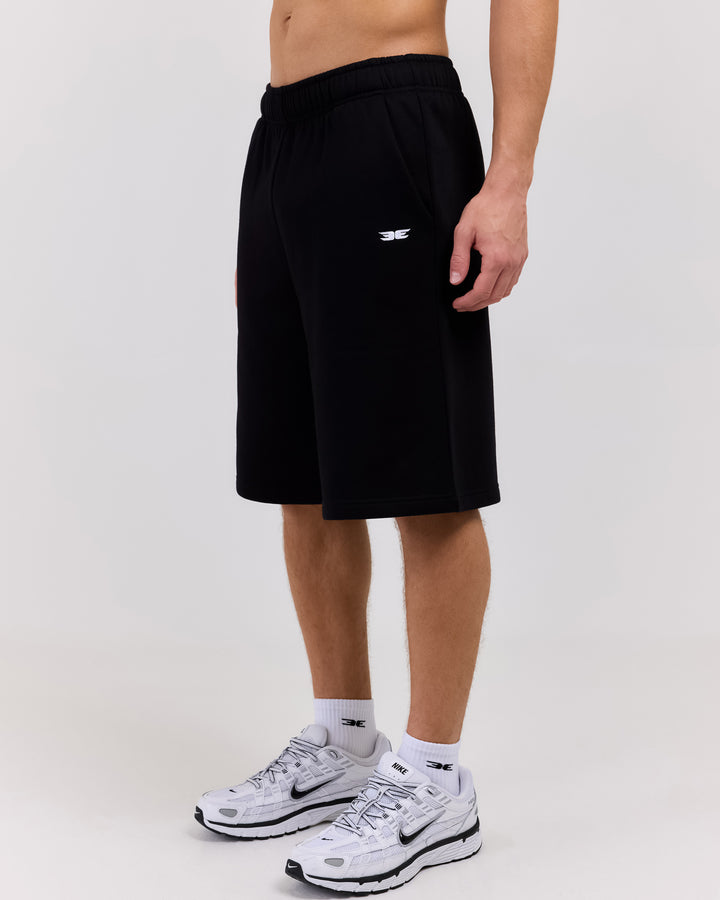 Classic Oversized Shorts - Black
