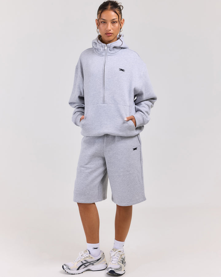 Classic Oversized Shorts - Grey