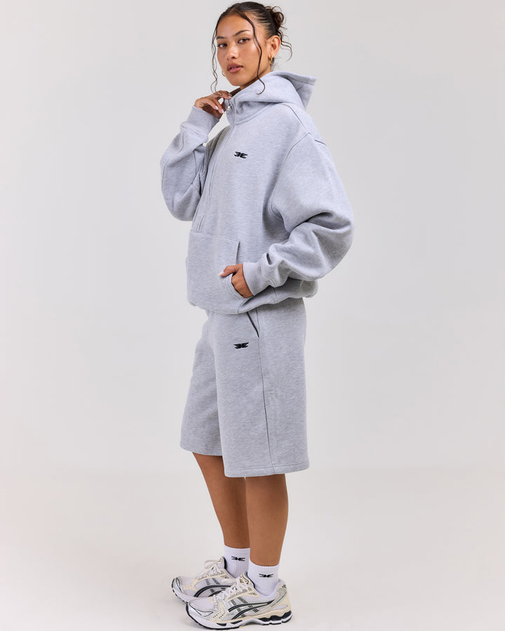 Classic Oversized Shorts - Grey