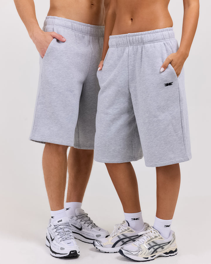 Classic Oversized Shorts - Grey