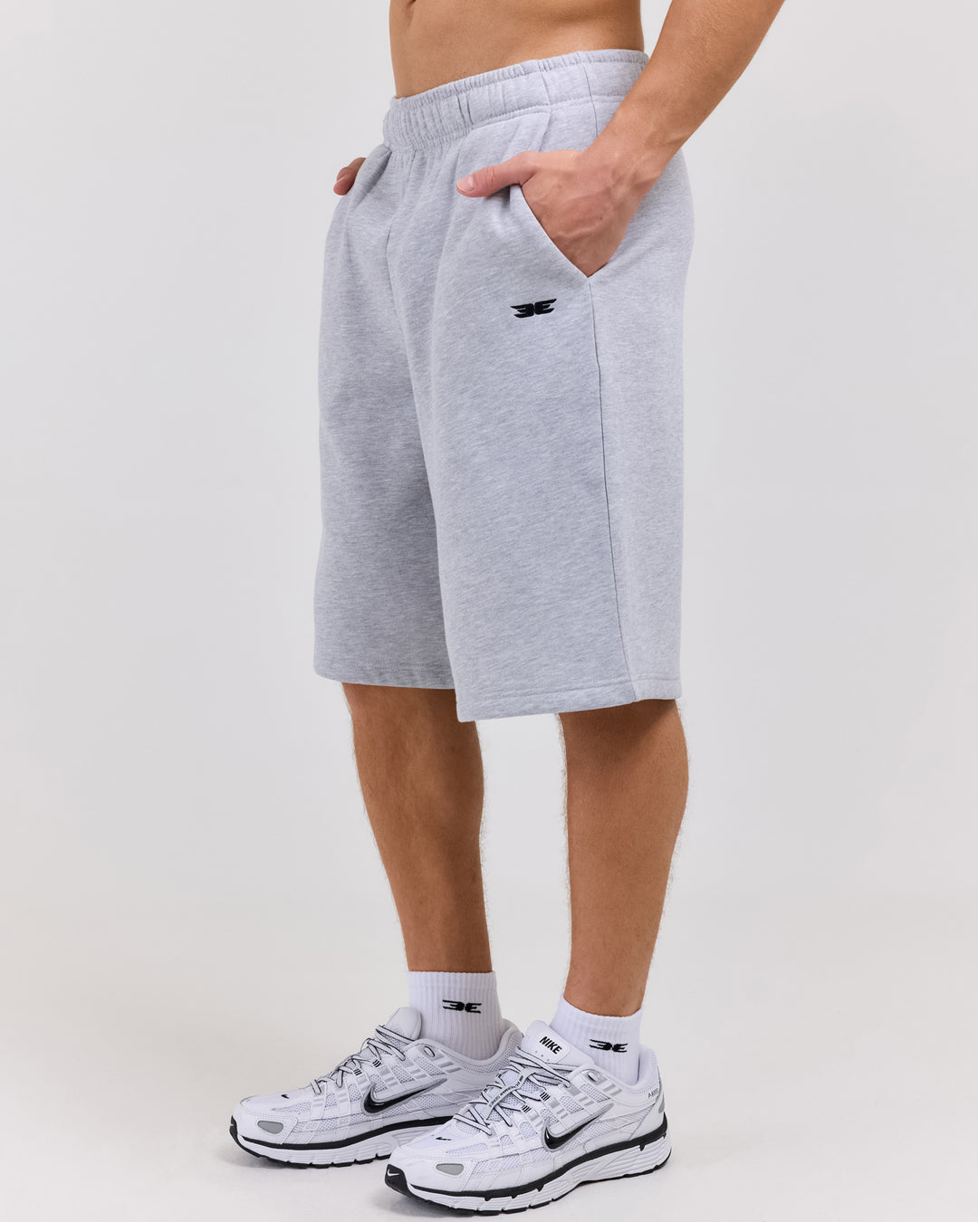 Classic Oversized Shorts - Grey