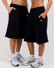 Omni Oversized Shorts - Black