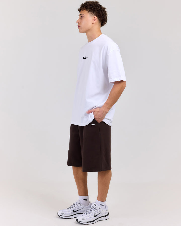 Omni Oversized Shorts - Coffee Bean