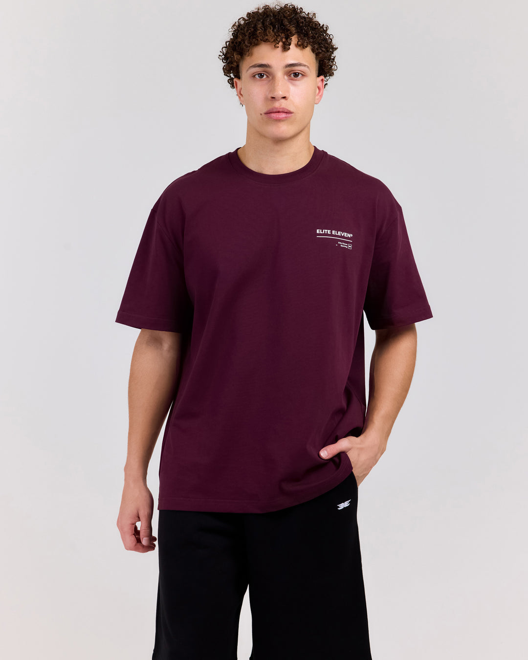 Primary Oversized Tee - Plum