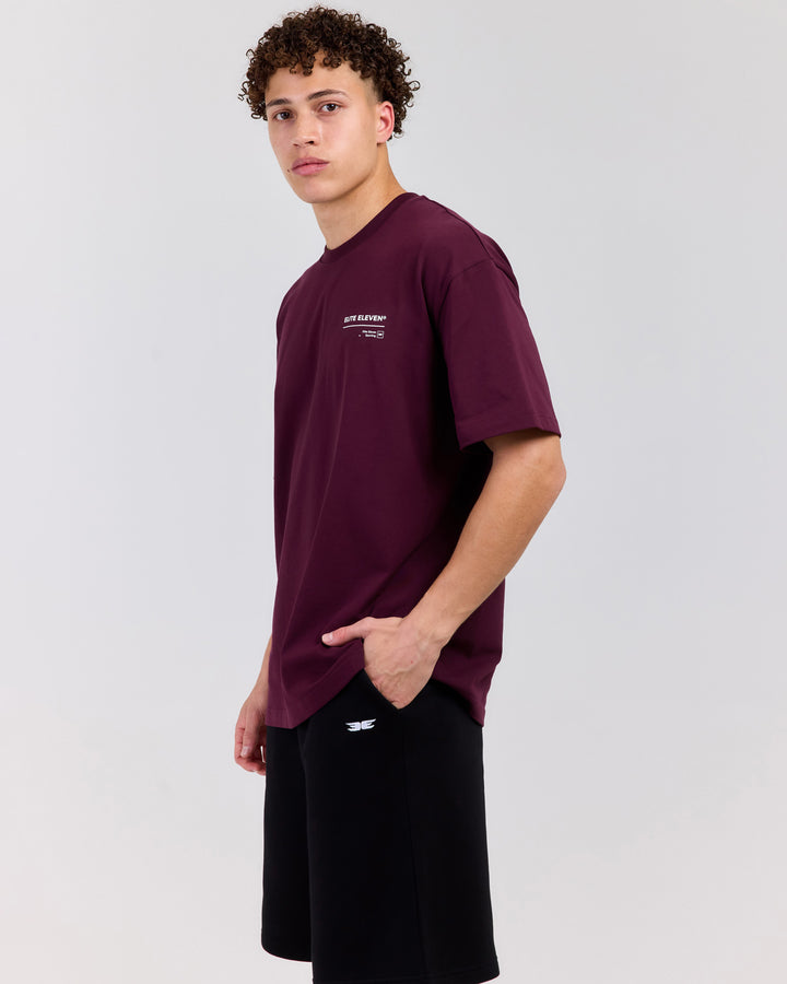 Primary Oversized Tee - Plum