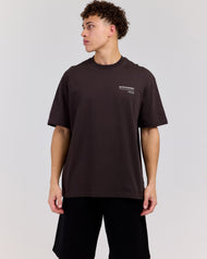 Primary Oversized Tee - Coffee Bean