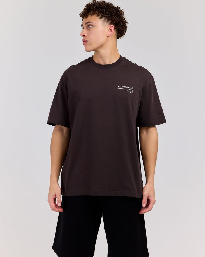 Primary Oversized Tee - Coffee Bean