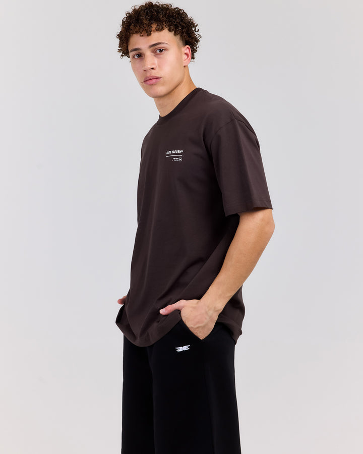 Primary Oversized Tee - Coffee Bean