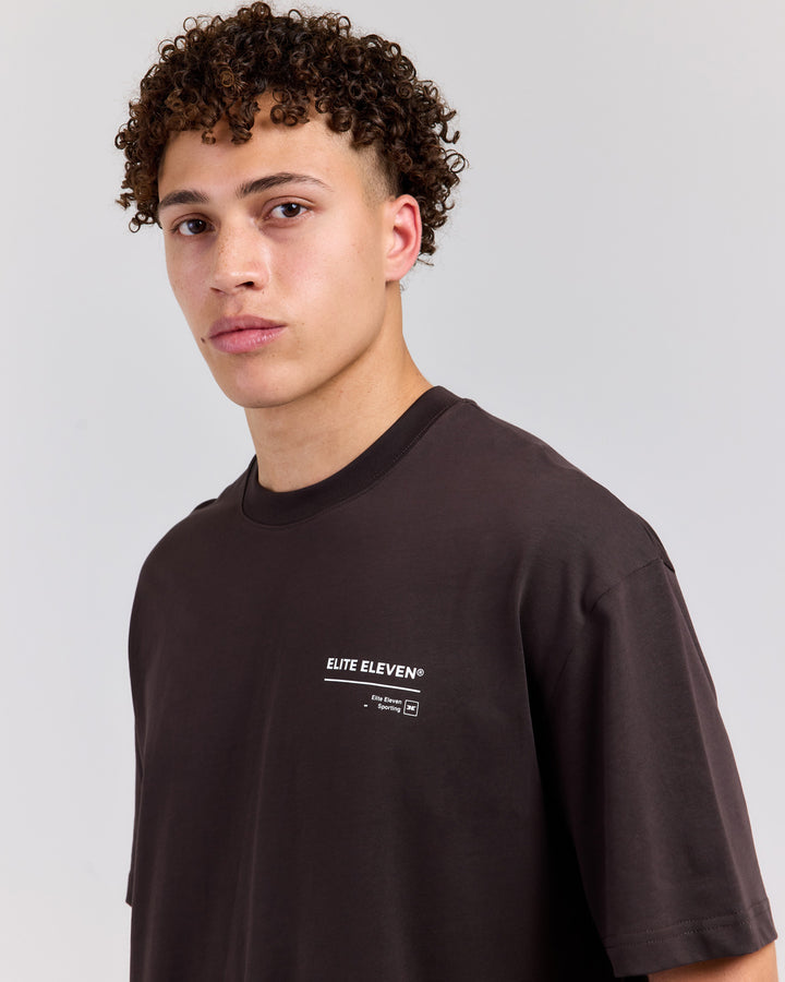 Primary Oversized Tee - Coffee Bean