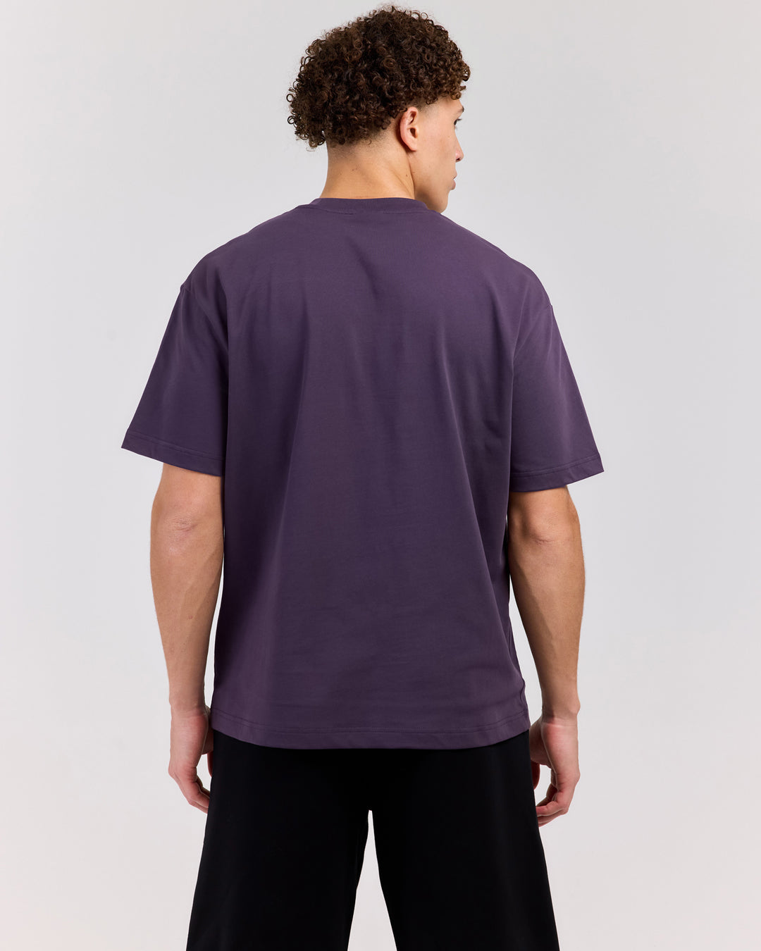 Retro Tee - Plum/Bone