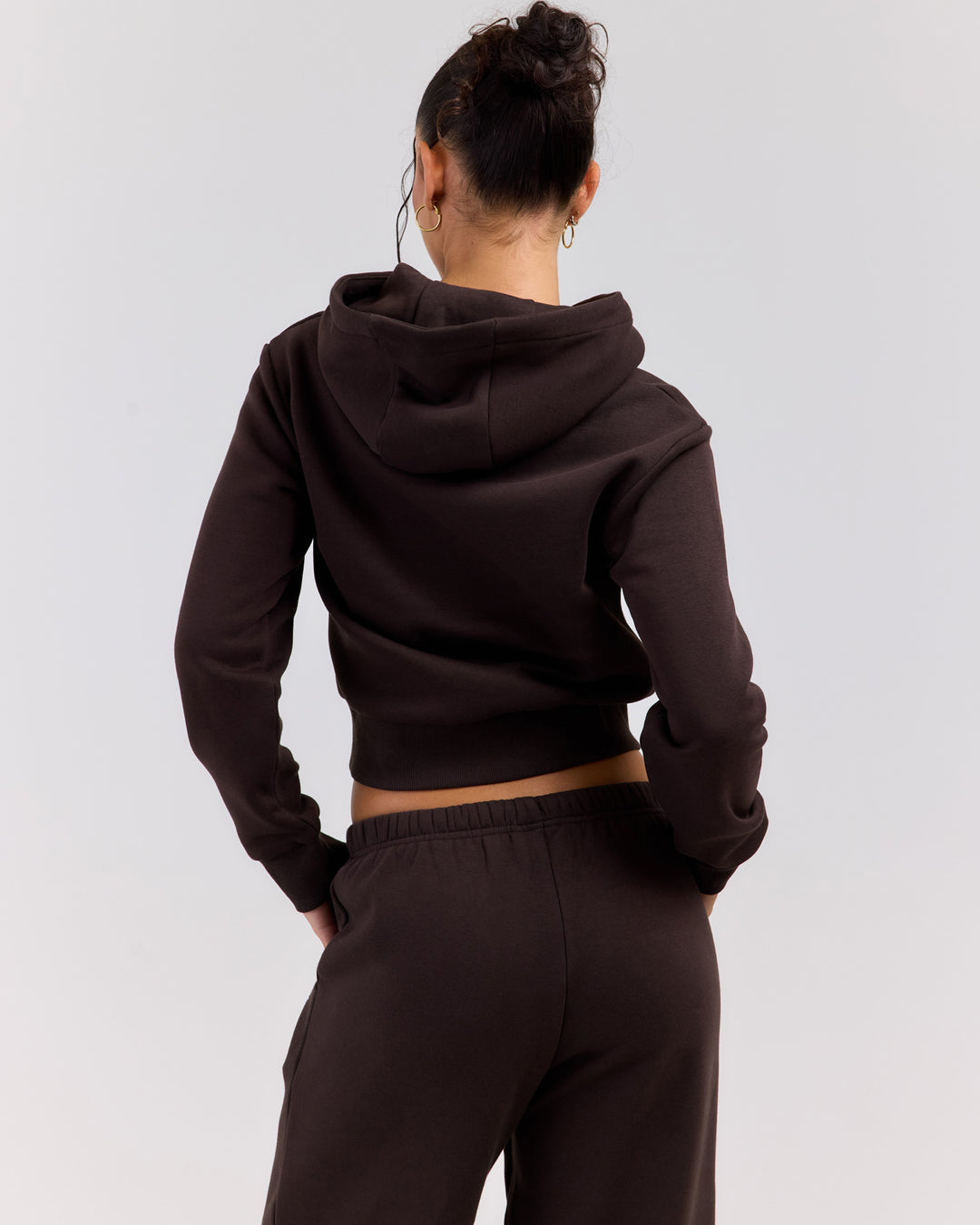Omni Fitted Zip Through - Coffee Bean