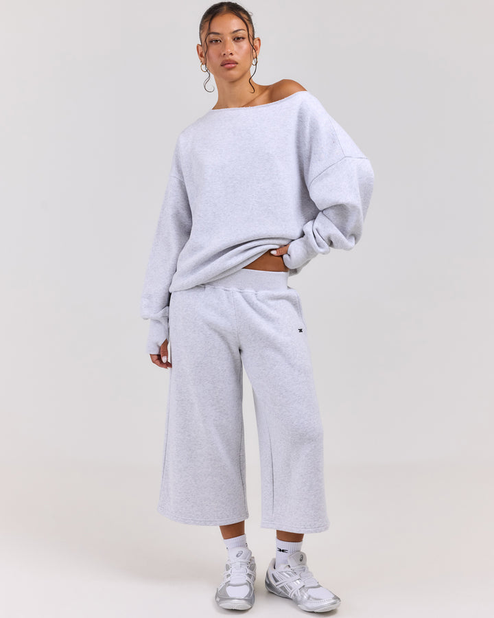 Omni Capri Pants - Grey Marle