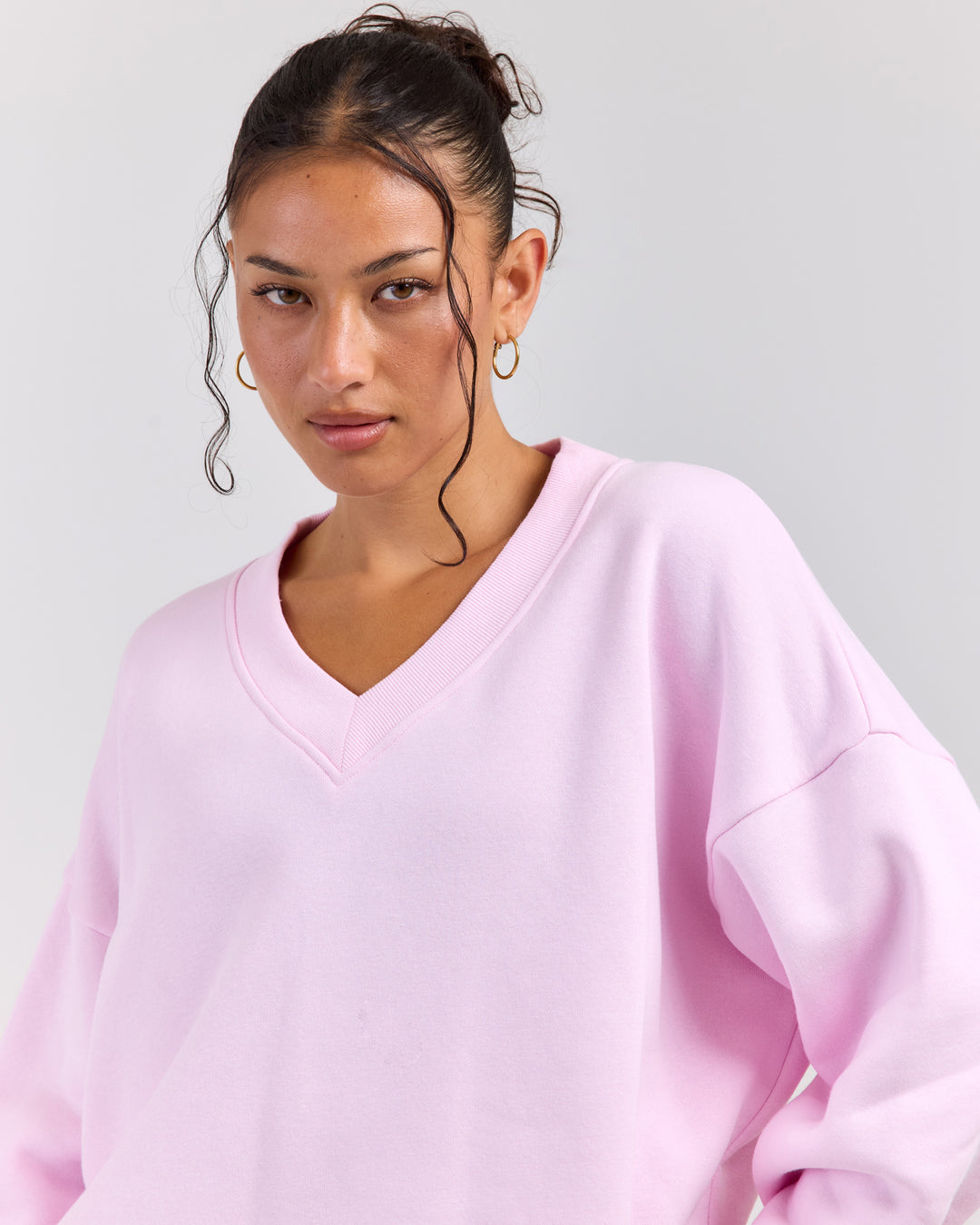Omni V Neck - Pink