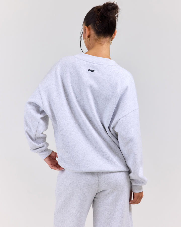 Omni V Neck - Grey Marle