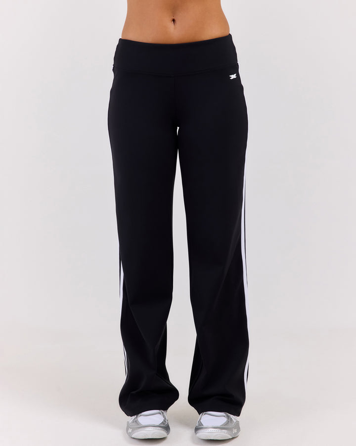 Airey Stripe Pants - Black/White