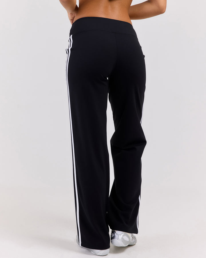 Airey Stripe Pants - Black/White