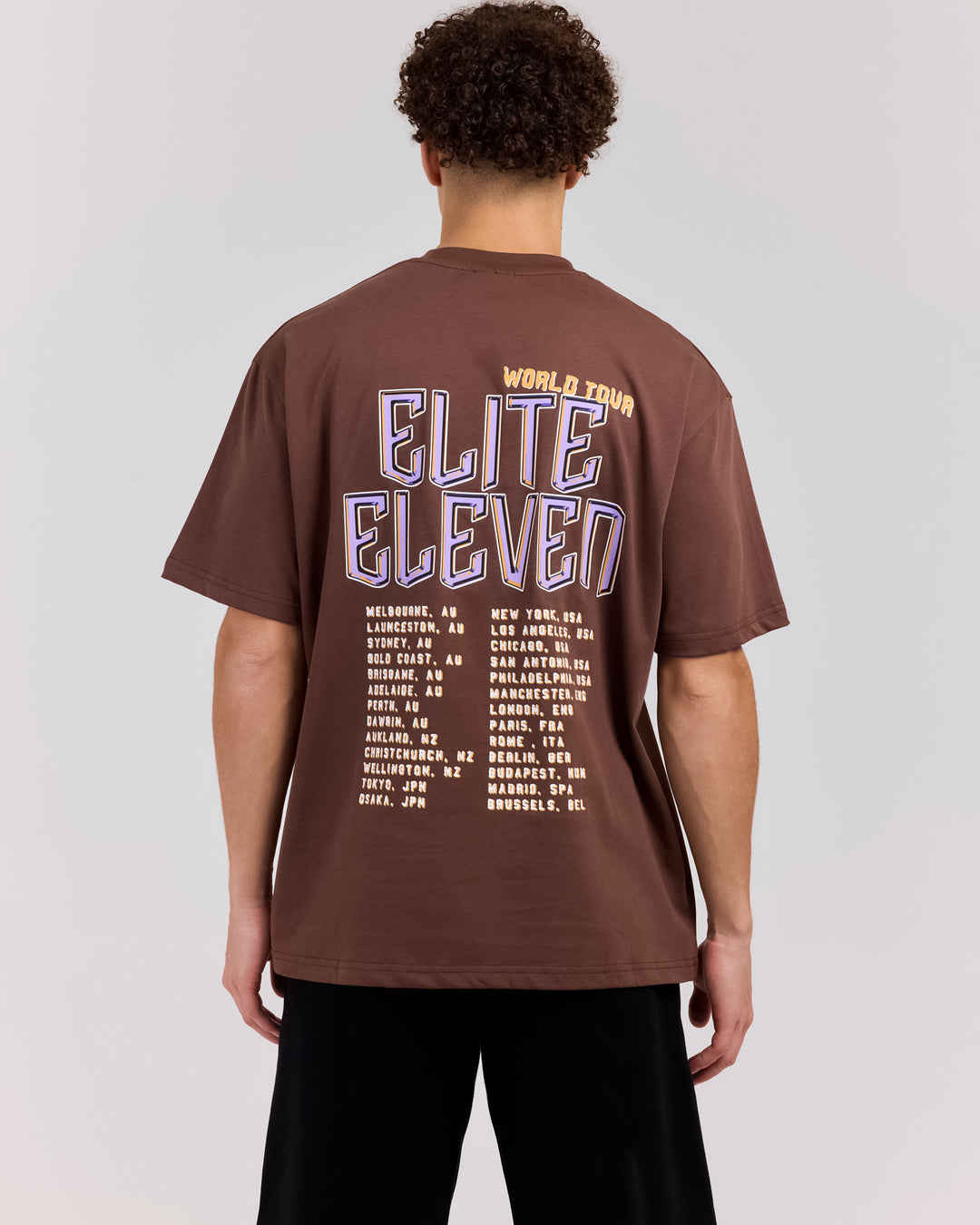 EE World Tour Tee - Brown