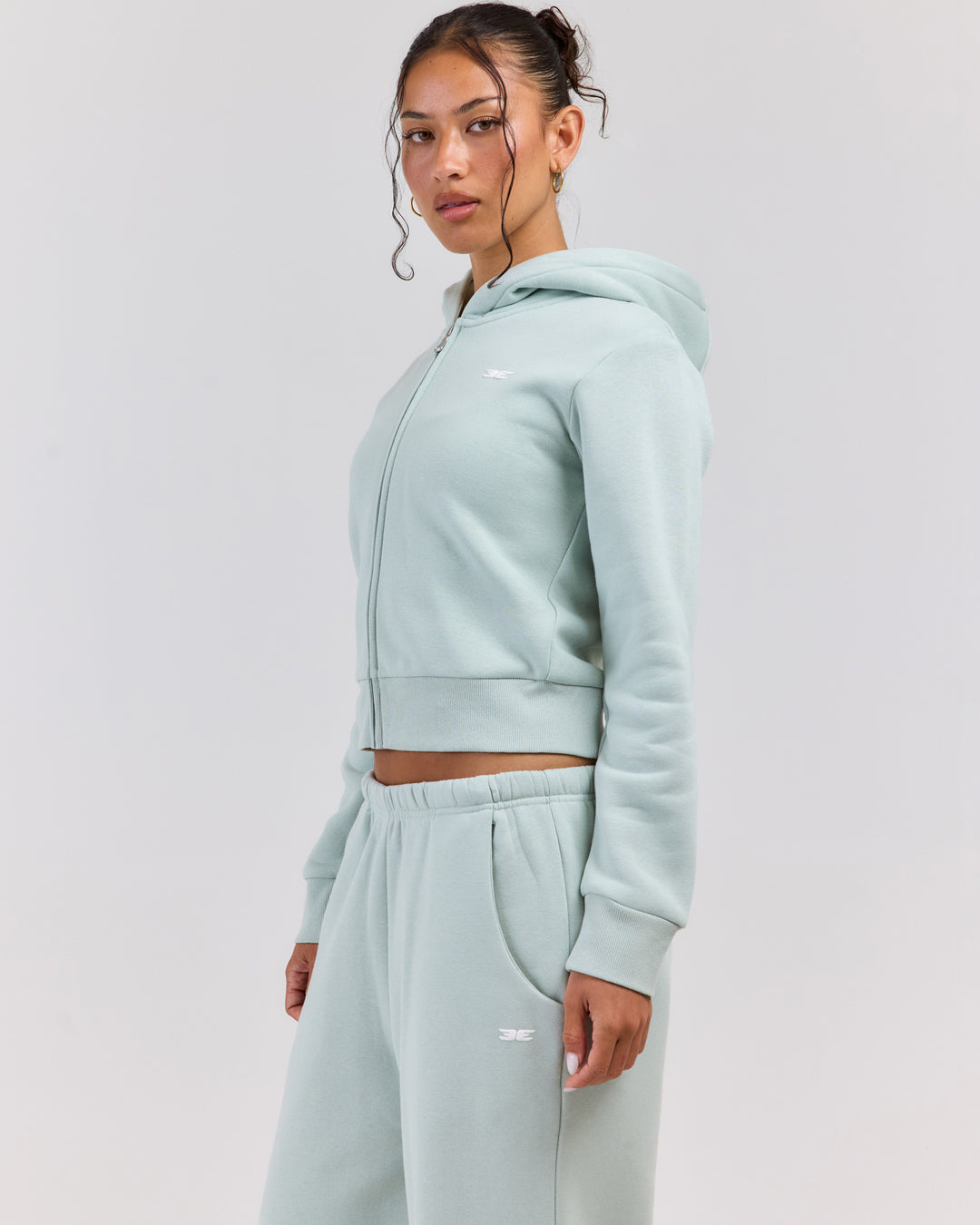 Omni Fitted Zip Through - Dusty Mint