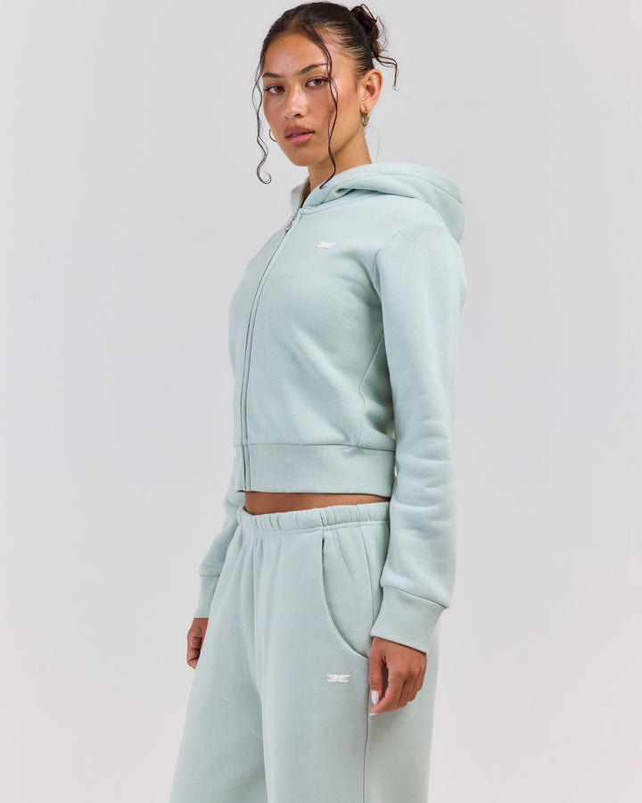 Omni Fitted Zip Through - Dusty Mint