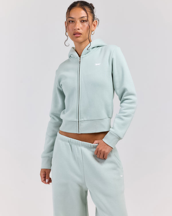 Omni Fitted Zip Through - Dusty Mint