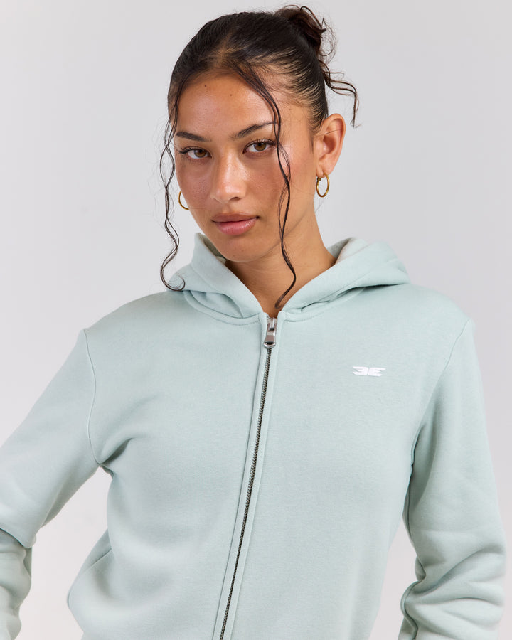 Omni Fitted Zip Through - Dusty Mint