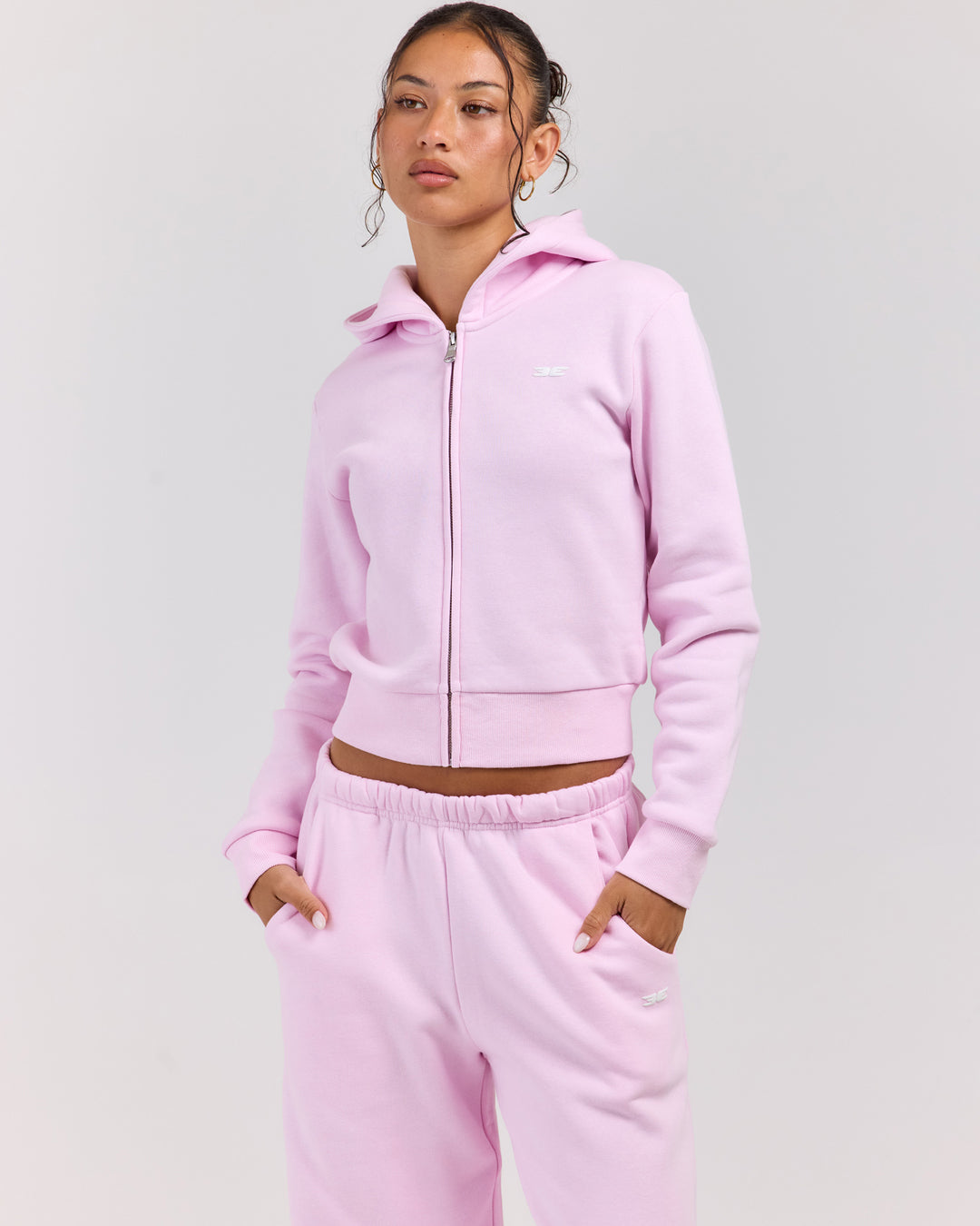 Omni Fitted Zip Through - Pink