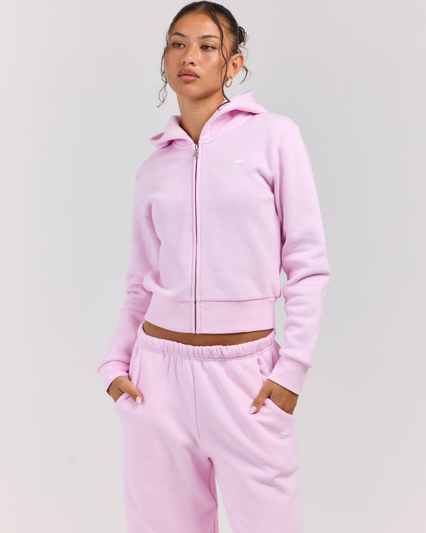 Omni Fitted Zip Through - Pink