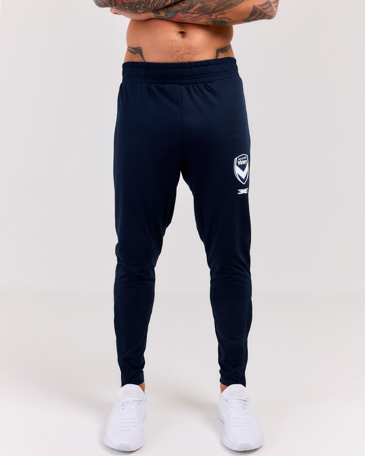 MVFC Unisex ProSport Heavy Training Zip Pants - Navy